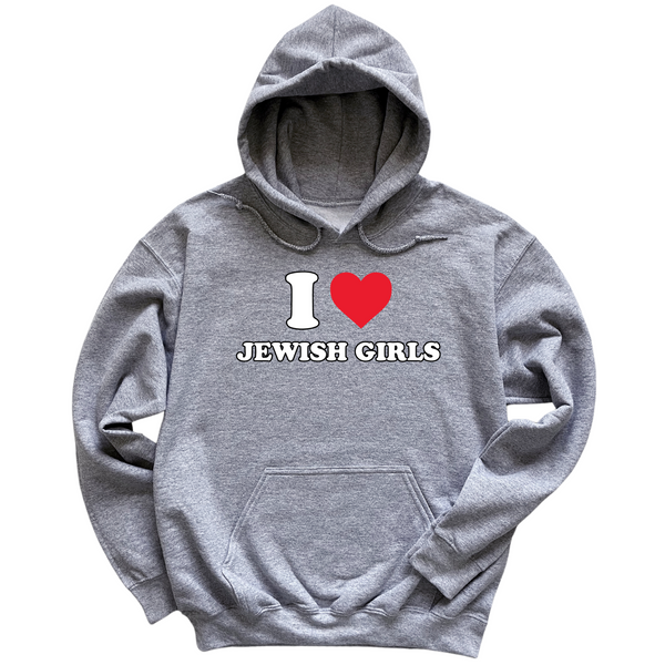 I Heart Jewish Girls Hoodie