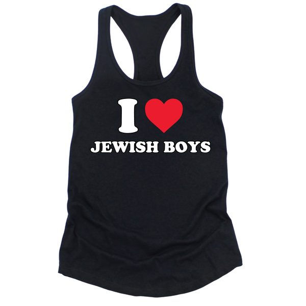 I Heart Jewish Boys Womens Tank Top
