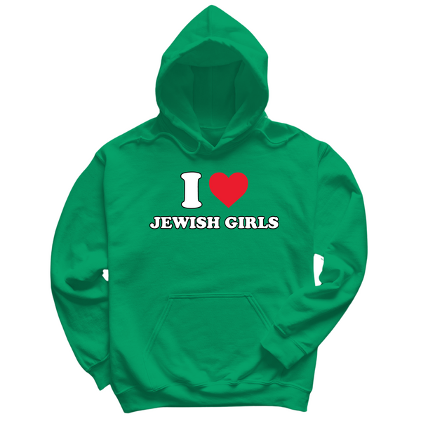 I Heart Jewish Girls Hoodie