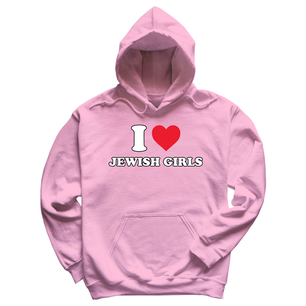 I Heart Jewish Girls Hoodie