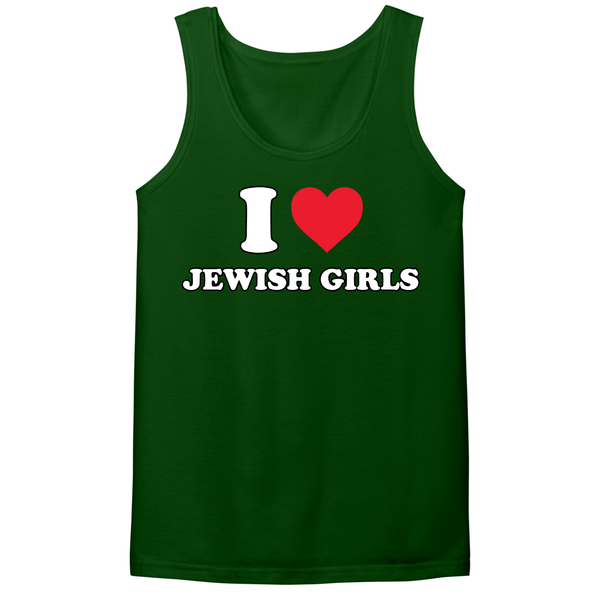 I Heart Jewish Girls Mens Tank Top