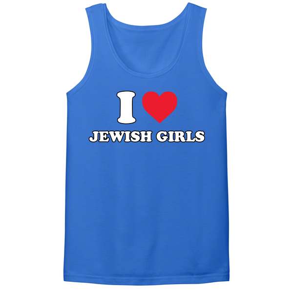 I Heart Jewish Girls Mens Tank Top