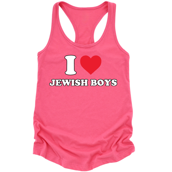 I Heart Jewish Boys Womens Tank Top