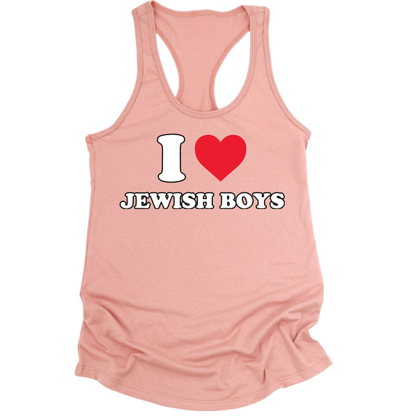 I Heart Jewish Boys Womens Tank Top