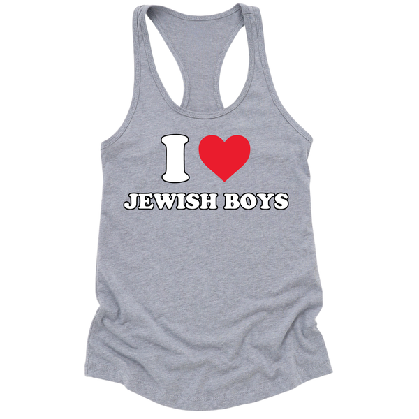 I Heart Jewish Boys Womens Tank Top